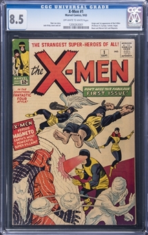 1963 Marvel Comics "X-Men" #1 - Origin & 1st Appearance of the X-Men & Magneto! - CGC 8.5